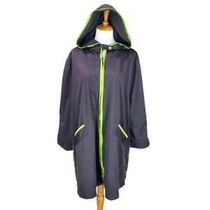 MARYLOU OZBOLT STORER Fibrearts Seattle Vintage 1980's Artisan Rain Coat XL